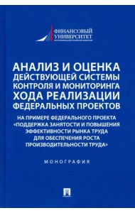 Анализ и оценка действующей системы контроля и мониторинга хода реализации федеральных проектов