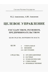 Целевое управление государством, регионом, предпринимательством. Цели-Средства. Потребности. Власть