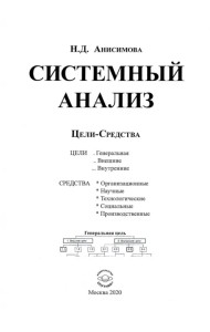 Системный анализ. Цели-Средства