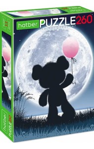 Пазл. Полнолуние. Мишка, 260 элементов