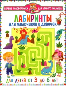 Лабиринты для мальчиков и девочек. От 3 до 6 лет Лабиринты для мальчиков и девочек. От 3 до 6 лет