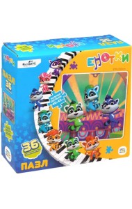 Енотки. Пазл-36. Диско