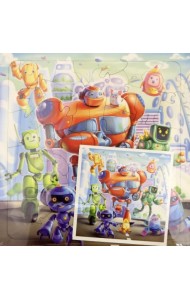 Пазл Роботы, 45 деталей