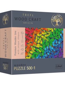 Puzzle-501 деревянный Радужные бабочки Puzzle-501 деревянный Радужные бабочки