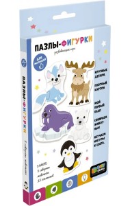 Baby Games. Пазлы-фигурки. Северные друзья