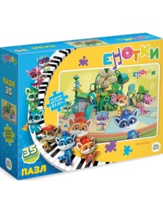 Енотки. Пазл-35 Дружные Енотки Енотки. Пазл-35 Дружные Енотки