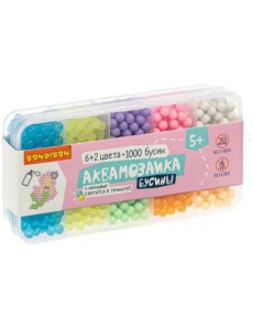 Аквамозаика. Бусины (6+2 неоновых цвета, 1000 шт.) (ВВ4986) Аквамозаика. Бусины (6+2 неоновых цвета, 1000 шт.) (ВВ4986)