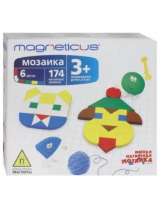 Мозаика 3+ (6 цветов, 174 элемента) Мозаика 3+ (6 цветов, 174 элемента)