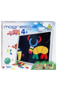 Мозаика магнитная. Забавные животные, 65 элементов, 5 цветов