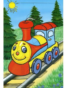 Пазл Паровозик, 6 элементов Пазл Паровозик, 6 элементов