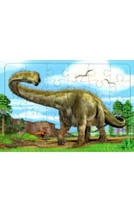 Пазл Динозавр Диплодок, 30 элементов