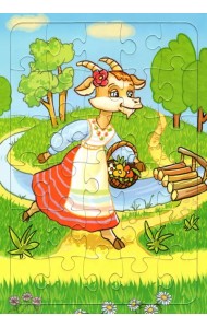 Пазл Коза-дереза, 30 элементов