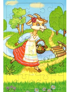 Пазл Коза-дереза, 30 элементов Пазл Коза-дереза, 30 элементов