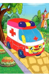 Пазл Скорая помощь, 6 элементов