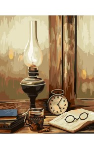 Картина по номерам. Вечер дома