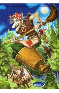 Пазл Баба-Яга, 24 элемента