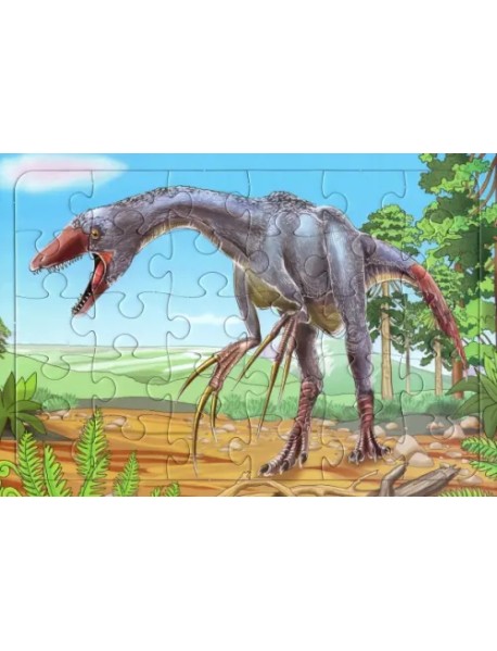 Пазл Динозавр Теризинозавр, 30 элементов