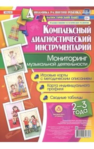 Мониторинг музыкальной деятельности. 2-3 года. Игровые карты с методическим описанием
