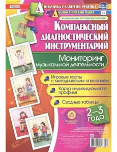 Мониторинг музыкальной деятельности. 2-3 года. Игровые карты с методическим описанием