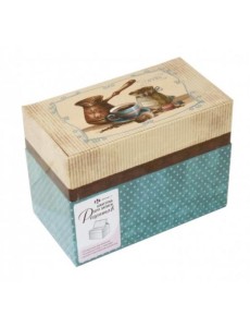 Карточки для записи кулинарных рецептов "КОФЕЙНАЯ" 120 штук (47924) Карточки для записи кулинарных рецептов "КОФЕЙНАЯ" 120 штук (47924)