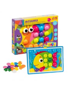 Мозаика для малышей 36 фишек, 9 картинок-шаблонов Мозаика для малышей 36 фишек, 9 картинок-шаблонов