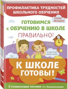 К школе готовы. Комплект из 3-х развивающих пособий