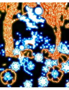 Живопись с неоновыми красками. Однажды в лесу Живопись с неоновыми красками. Однажды в лесу