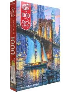 Пазл. Романтический вечер в Нью-Йорке, 1000 элементов Пазл. Романтический вечер в Нью-Йорке, 1000 элементов