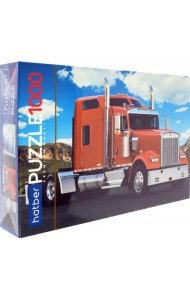 Пазл. Красный грузовик, 1000 элементов