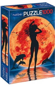 Пазл. Полнолуние. Силуэт, 1000 элементов