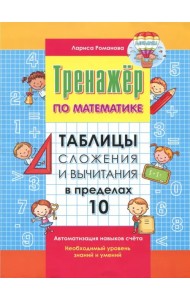Таблица сложения и вычитания в пределах 10
