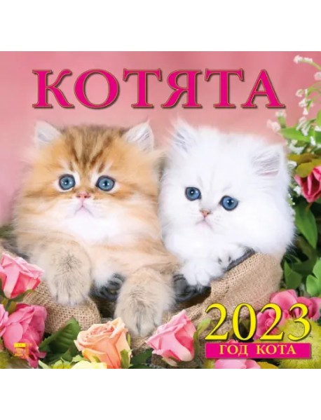 Календарь на 2023 год. Год кота. Котята