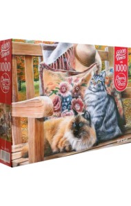 Пазл. Кошачьи посиделки, 1000 элементов