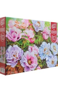 Пазл. Пионы, 1000 элементов