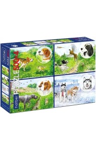 Набор пазлов. Охотничьи истории, 4 по 500 элементов