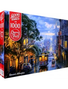 Пазл. Огни города после дождя, 1000 элементов Пазл. Огни города после дождя, 1000 элементов