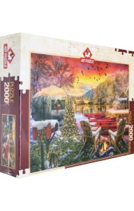 Пазл. Трейлерный лагерь, 2000 элементов