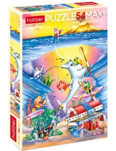Пазл-maxi. Подводные приключения, 54 элемента