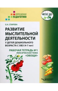 Развитие мыслительной деятельности у детей дошкольного возраста с ОВЗ (4-7 лет). Рабочая тетрадь № 1