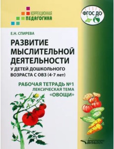 Развитие мыслительной деятельности у детей дошкольного возраста с ОВЗ (4-7 лет). Рабочая тетрадь № 1 Развитие мыслительной деятельности у детей дошкольного возраста с ОВЗ (4-7 лет). Рабочая тетрадь № 1
