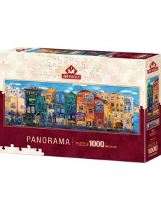 Пазл-панорама. Красочный город, 1000 элементов Пазл-панорама. Красочный город, 1000 элементов