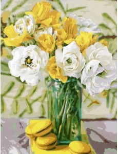 Картина по номерам на холсте. Яркий букет Картина по номерам на холсте. Яркий букет