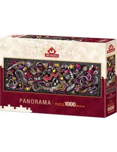 Пазл-панорама. Алфавит ритма, 1000 элементов Пазл-панорама. Алфавит ритма, 1000 элементов