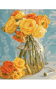 Картина по номерам. Желтый букет