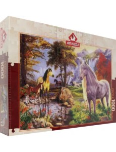 Пазл. Затаившиеся лошади, 1000 элементов Пазл. Затаившиеся лошади, 1000 элементов