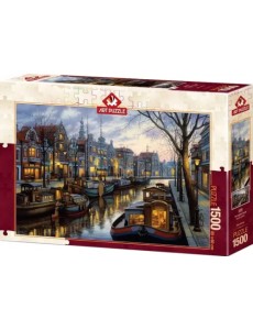 Пазл. Освещённый канал, 1500 элементов Пазл. Освещённый канал, 1500 элементов