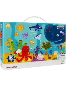 Пазл Подводный мир, 80 элементов