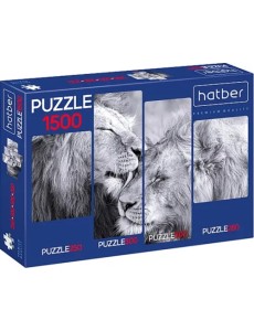 Puzzle-1500 Львиное царство