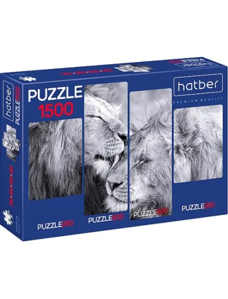 Puzzle-1500 Львиное царство