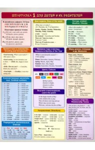 Английский язык. Шпаргалка 1 для детей и их родителей